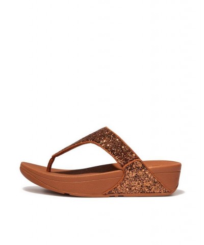 Women's Lulu Glitter Toe-Thongs Sandal Multi $45.90 Shoes