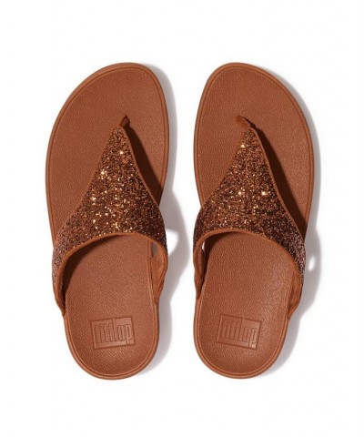 Women's Lulu Glitter Toe-Thongs Sandal Multi $45.90 Shoes