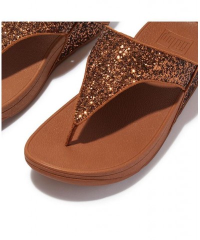 Women's Lulu Glitter Toe-Thongs Sandal Multi $45.90 Shoes