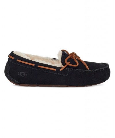 Women's Dakota Moccasin Slippers Black $48.00 Shoes