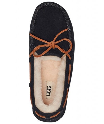 Women's Dakota Moccasin Slippers Black $48.00 Shoes