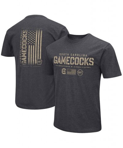 Men's Heather Black South Carolina Gamecocks Big and Tall OHT Military Inspired Appreciation Playbook T-shirt $23.50 T-Shirts