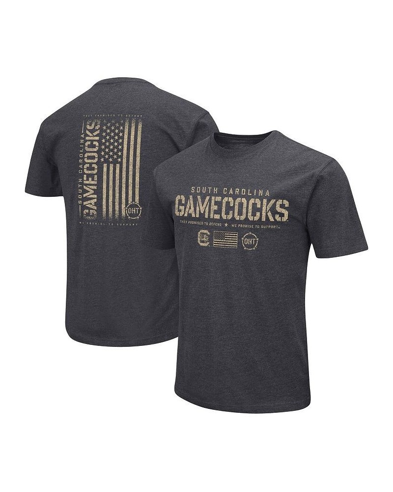 Men's Heather Black South Carolina Gamecocks Big and Tall OHT Military Inspired Appreciation Playbook T-shirt $23.50 T-Shirts