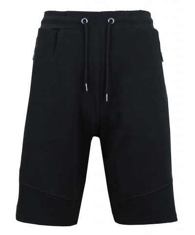 Men's Tech Shorts with Zipper Pockets Black $18.40 Shorts