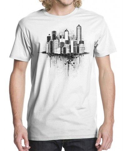 Men's Skyline Spray Graphic T-shirt $14.35 T-Shirts