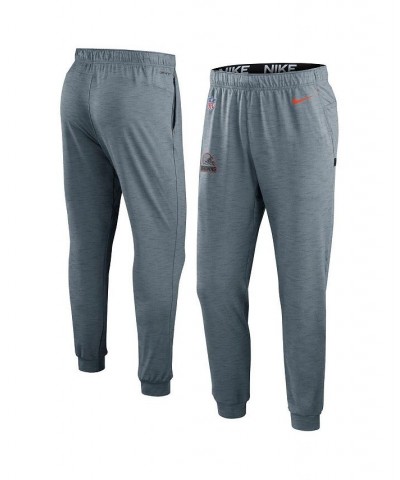 Men's Heather Gray Cleveland Browns Sideline Pop Player Performance Lounge Pants $50.00 Pajama