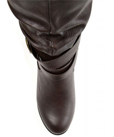 Women's Late Boot Brown $40.70 Shoes