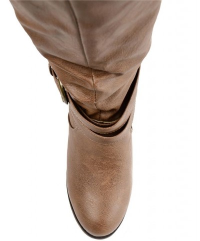 Women's Late Boot Brown $40.70 Shoes