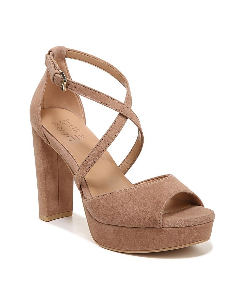 Melody Platform Sandals Tan/Beige $63.00 Shoes