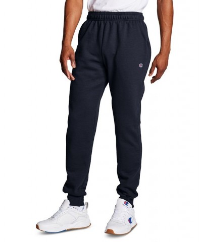 Men's Powerblend Fleece Joggers Navy $24.94 Pants