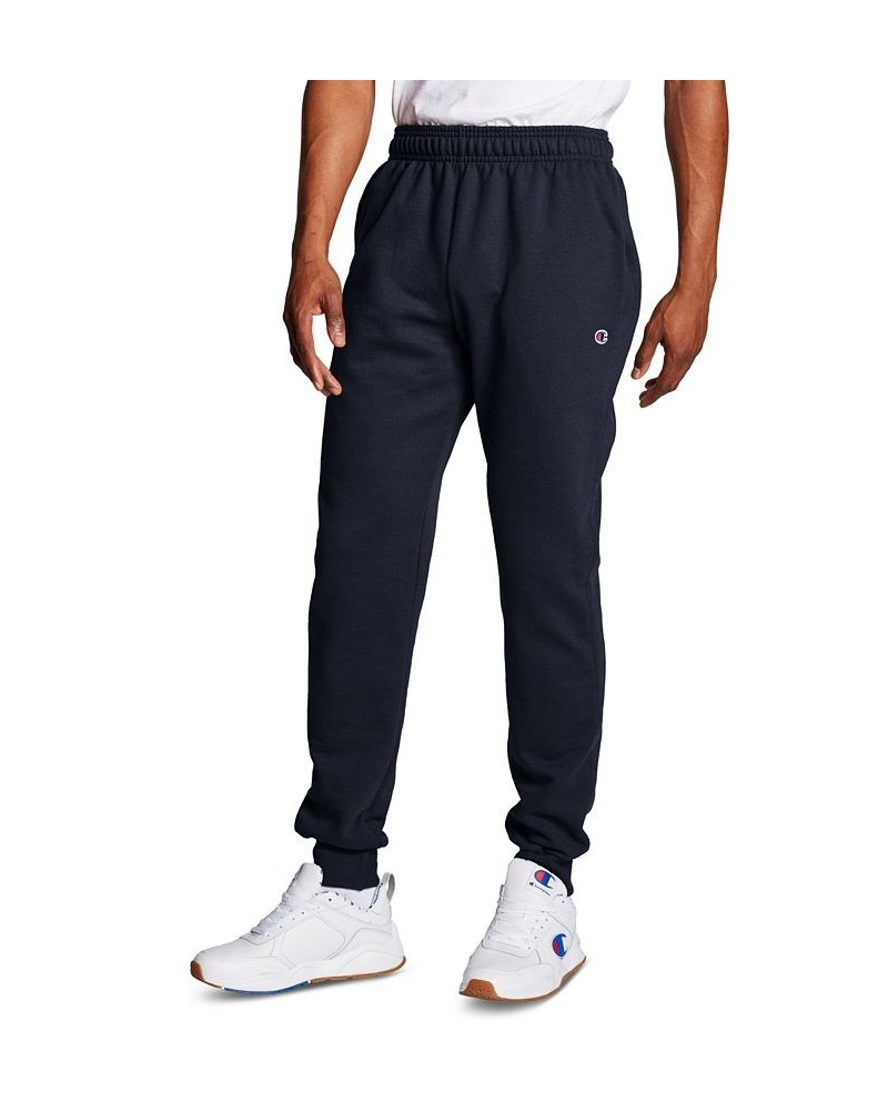 Men's Powerblend Fleece Joggers Navy $24.94 Pants