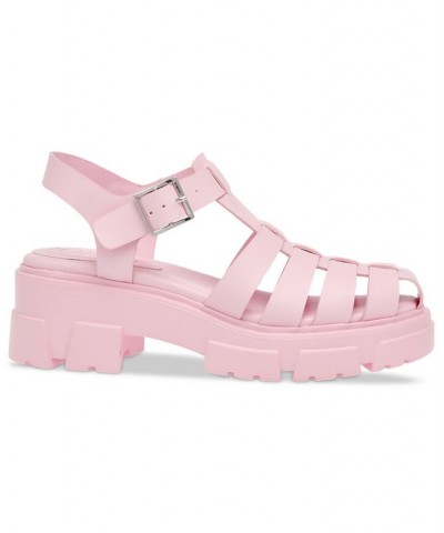 Heraa Fisherman Lug Sole Sandals Pink $33.36 Shoes