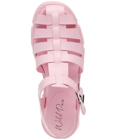 Heraa Fisherman Lug Sole Sandals Pink $33.36 Shoes