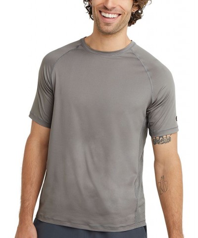 Men's Signature Back Mesh T-Shirt Gray $18.85 T-Shirts