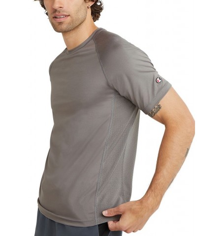 Men's Signature Back Mesh T-Shirt Gray $18.85 T-Shirts