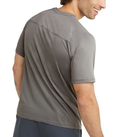 Men's Signature Back Mesh T-Shirt Gray $18.85 T-Shirts