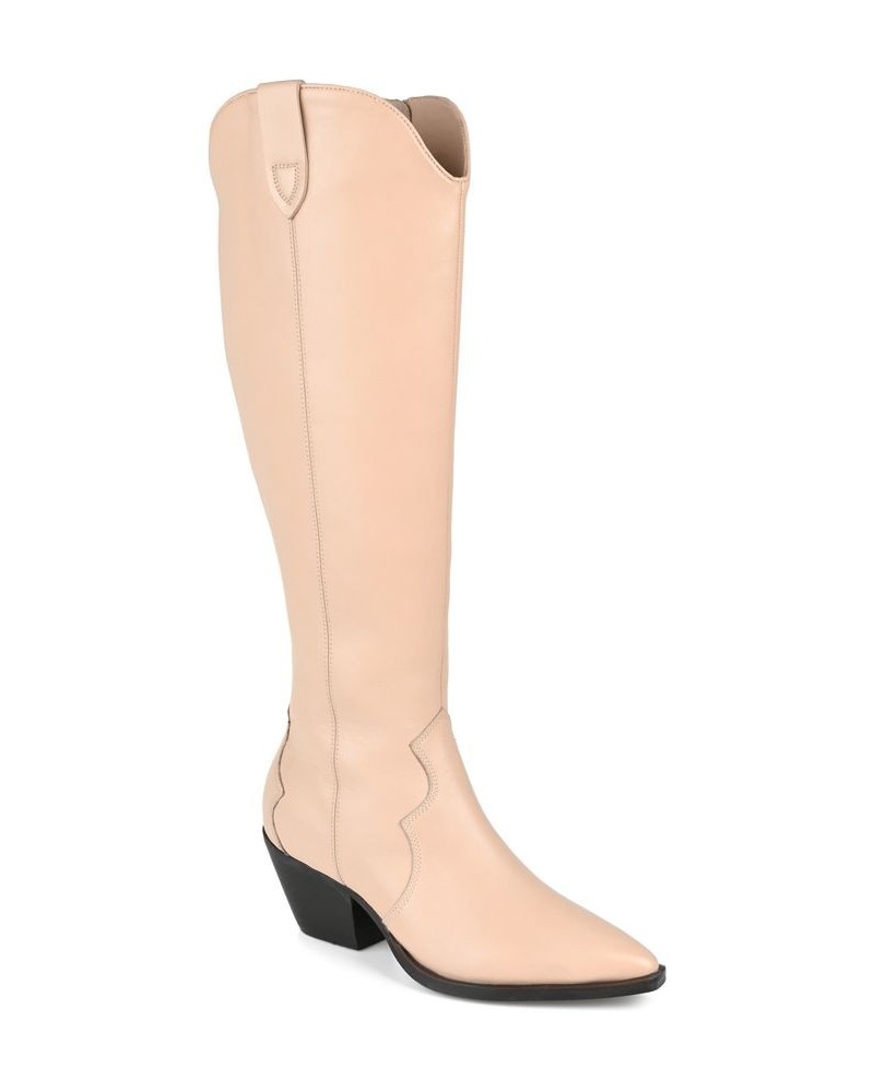 Women's Pryse Western Boots Tan/Beige $79.20 Shoes