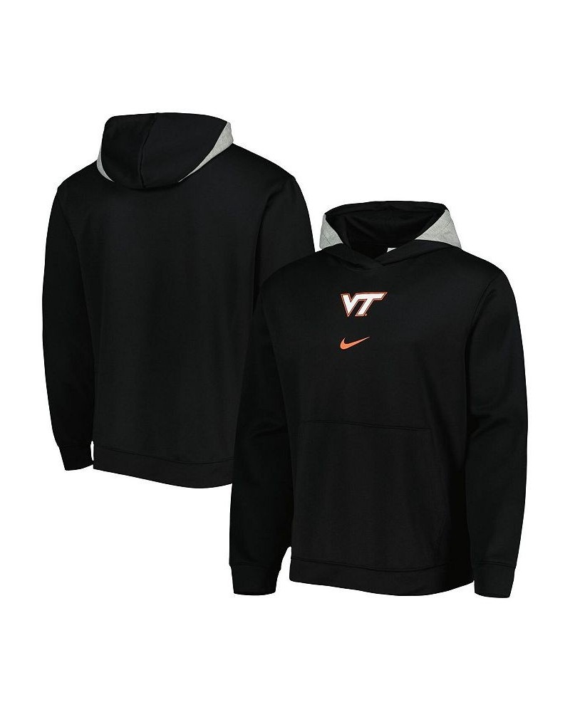 Men's Black Virginia Tech Hokies Spotlight Performance Pullover Hoodie $39.10 Sweatshirt