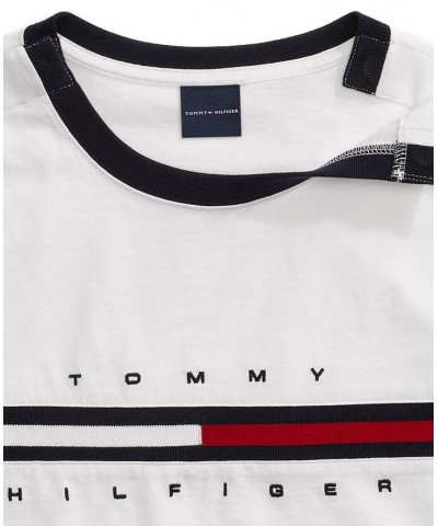 Men's Tino T-Shirt with Magnetic Closure at Shoulders White $20.90 T-Shirts