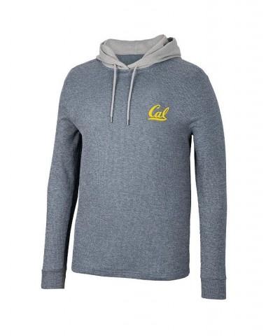 Men's Navy Cal Bears Ballot Waffle-Knit Thermal Long Sleeve Hoodie T-shirt $28.70 T-Shirts