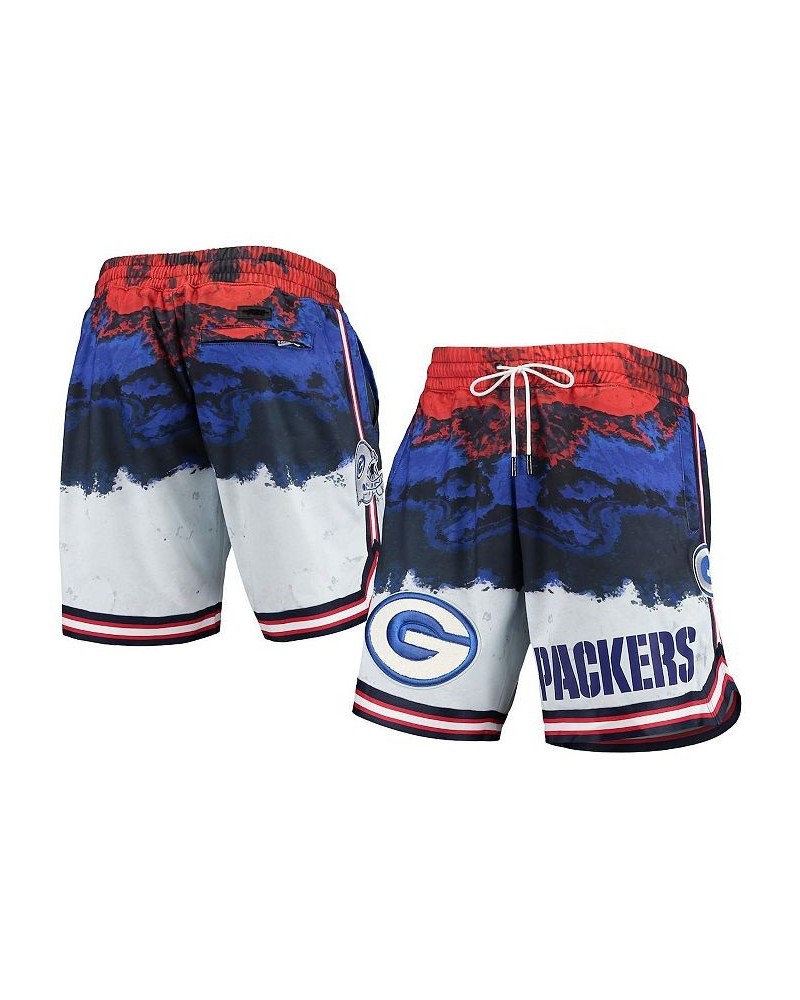 Men's Navy, Red Green Bay Packers Americana Shorts $39.60 Shorts