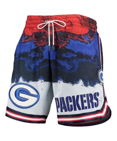 Men's Navy, Red Green Bay Packers Americana Shorts $39.60 Shorts