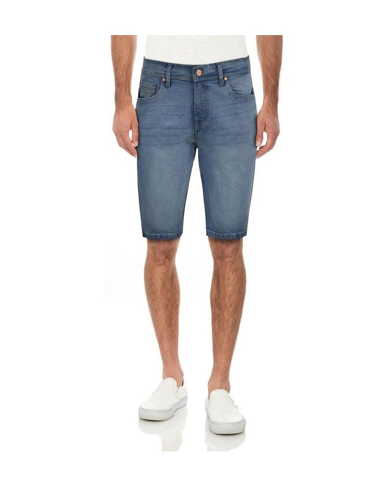 Men's Cultura Belted Denim Shorts Blue $27.84 Shorts