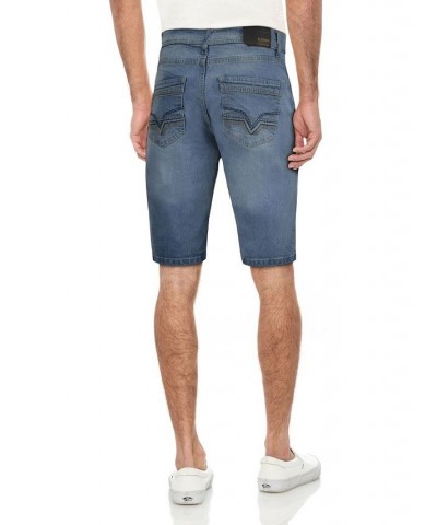 Men's Cultura Belted Denim Shorts Blue $27.84 Shorts