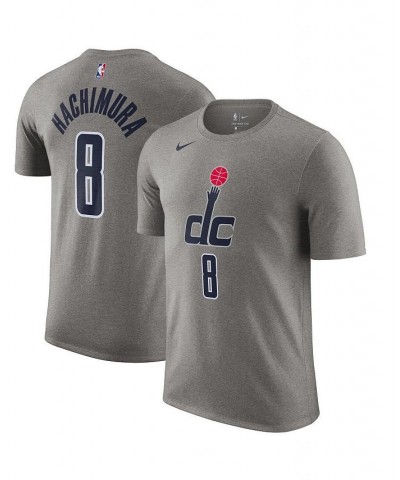 Men's Rui Hachimura Gray Washington Wizards 2020/21 City Edition Name and Number T-shirt $15.84 T-Shirts