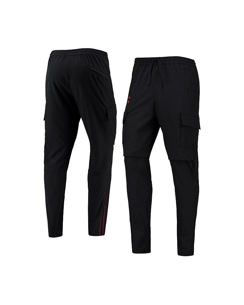 Men's Black New York Red Bulls Travel Pants $30.75 Pants