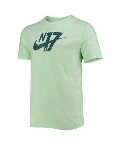 Men's Green Tottenham Hotspur Voice Logo T-shirt $21.59 T-Shirts