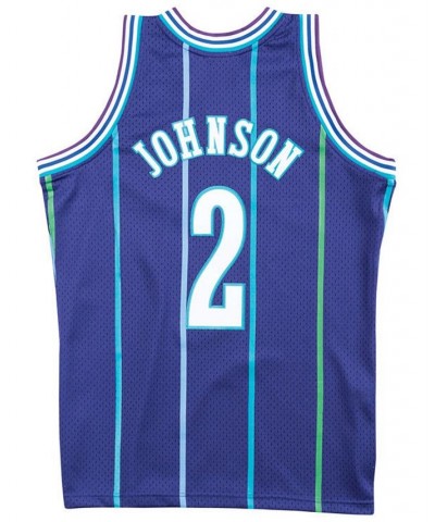 Men's Larry Johnson Charlotte Hornets Hardwood Classic Swingman Jersey $72.50 Jersey