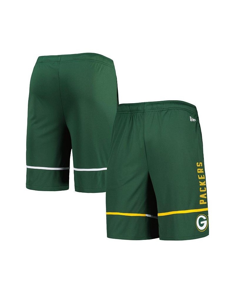 Men's Green Green Bay Packers Combine Authentic Rusher Training Shorts $23.64 Shorts