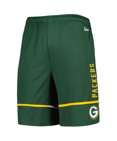 Men's Green Green Bay Packers Combine Authentic Rusher Training Shorts $23.64 Shorts