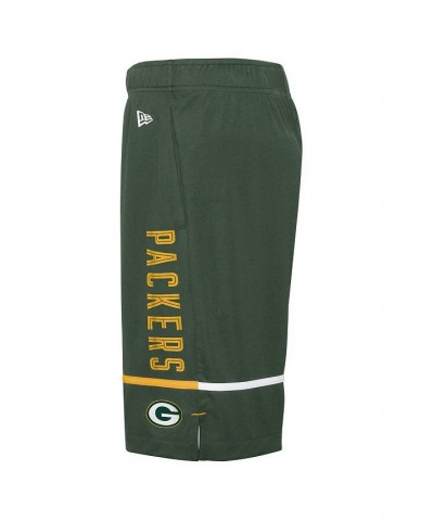 Men's Green Green Bay Packers Combine Authentic Rusher Training Shorts $23.64 Shorts