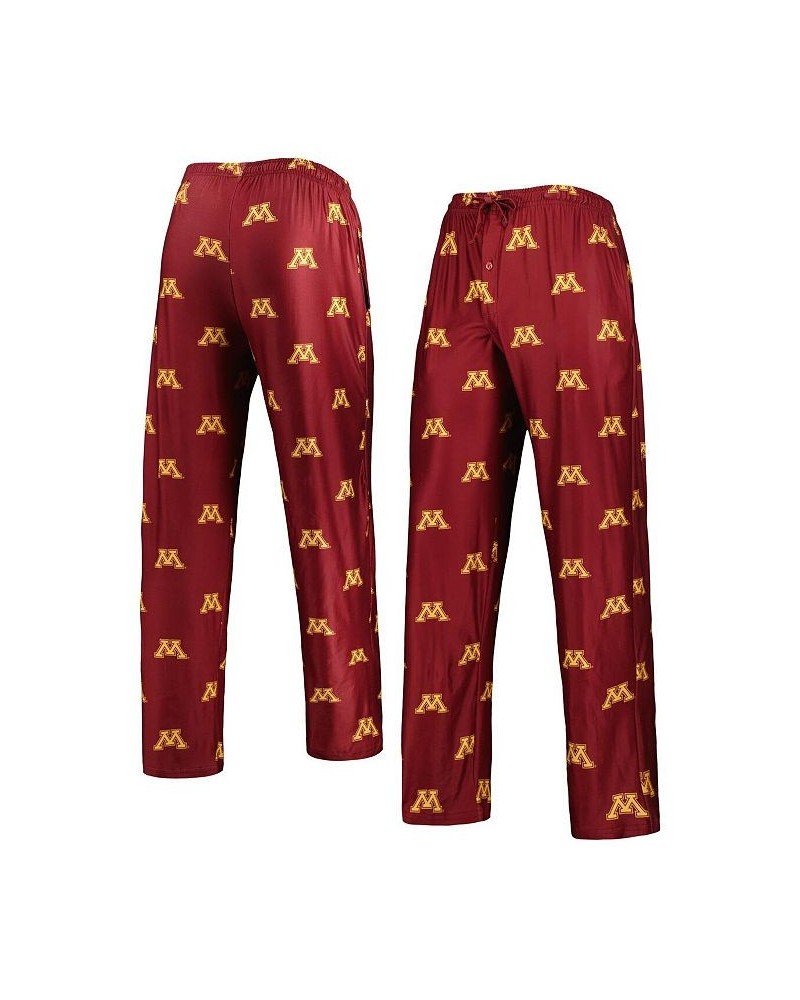 Men's Maroon Minnesota Golden Gophers Logo Flagship Allover Print Pants $25.49 Pants