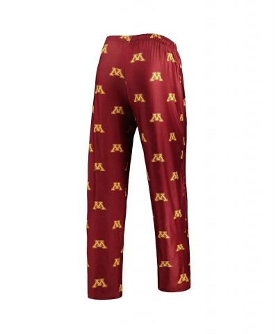 Men's Maroon Minnesota Golden Gophers Logo Flagship Allover Print Pants $25.49 Pants