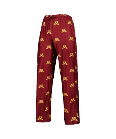 Men's Maroon Minnesota Golden Gophers Logo Flagship Allover Print Pants $25.49 Pants