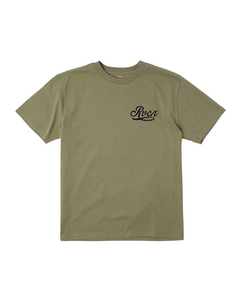 Men's Paint Supply Short Sleeve T-shirt Green $14.70 T-Shirts