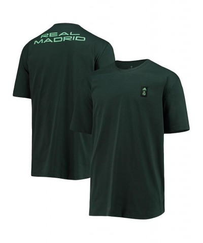 Men's Green Real Madrid Lifestyle T-shirt $24.44 T-Shirts