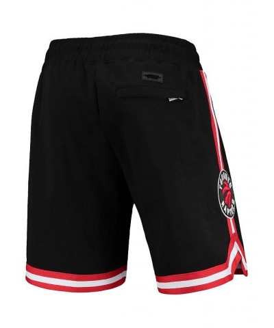 Men's Black Toronto Raptors Chenille Shorts $47.83 Shorts