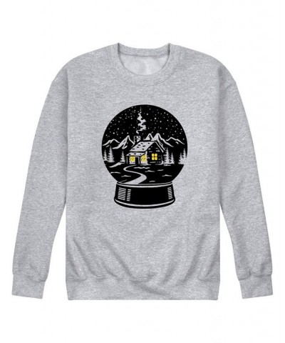 Men's Snow Globe Fleece T-shirt Gray $28.59 T-Shirts