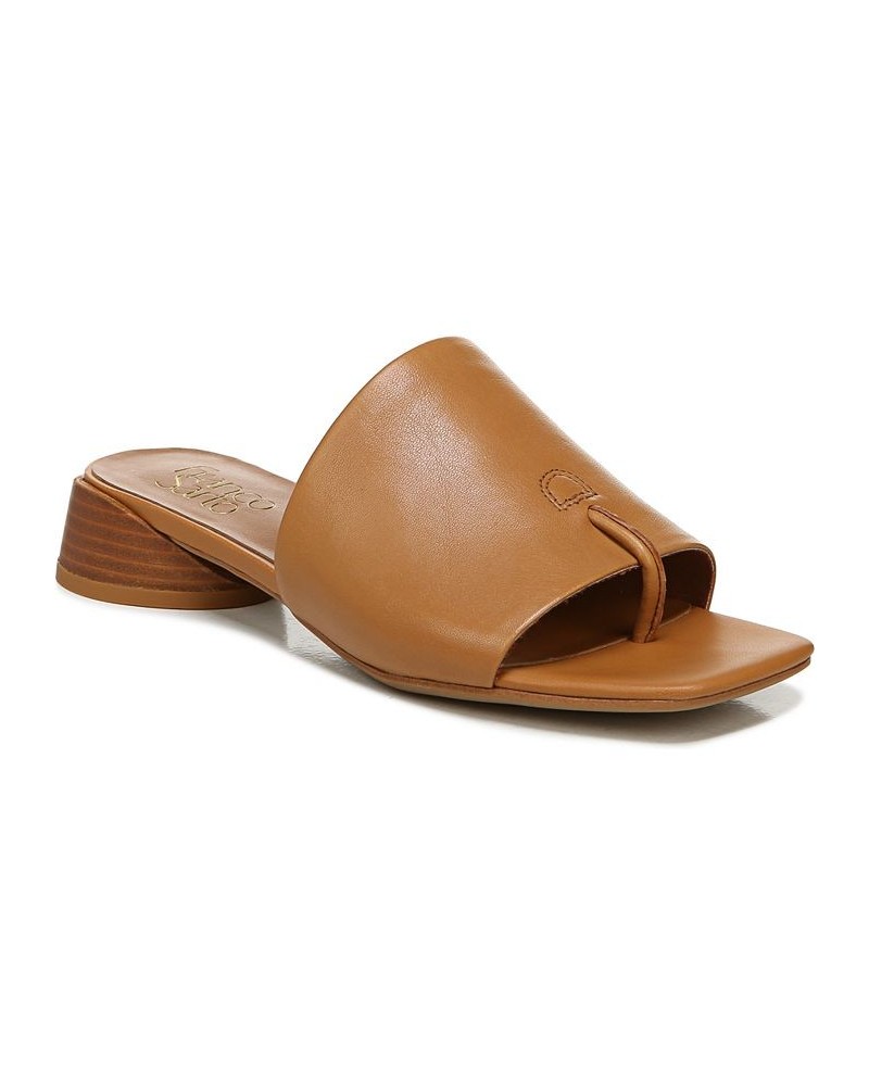 Loran Slide Sandals Brown $54.00 Shoes