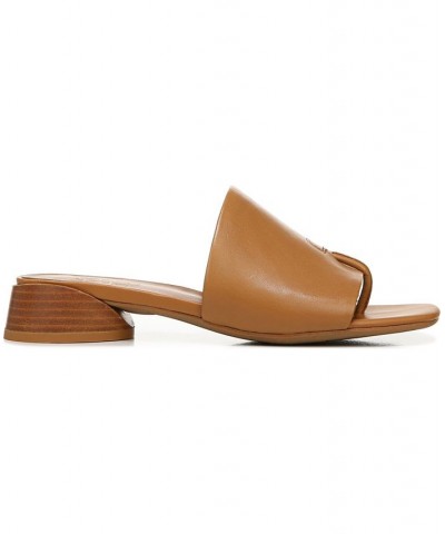 Loran Slide Sandals Brown $54.00 Shoes