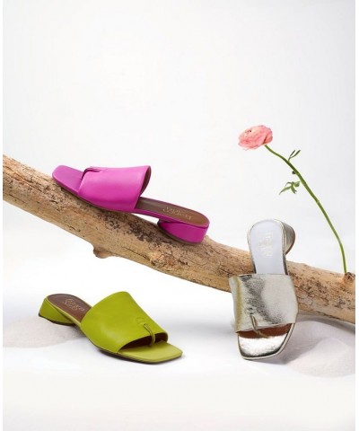 Loran Slide Sandals Brown $54.00 Shoes