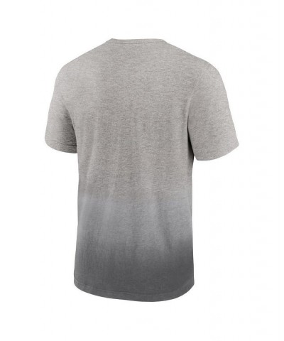 Men's Branded Heathered Gray Orlando City SC Dip-Dye T-shirt $21.60 T-Shirts