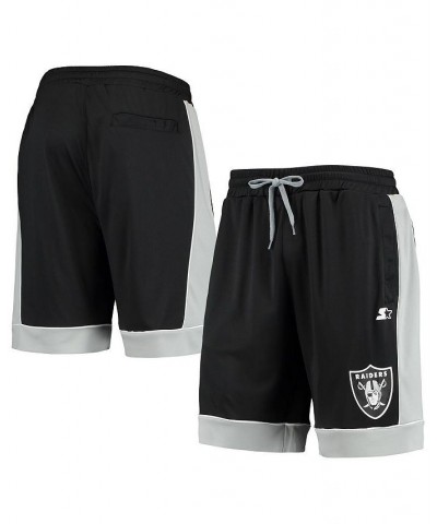 Men's Black, Silver Las Vegas Raiders Fan Favorite Fashion Shorts $29.40 Shorts