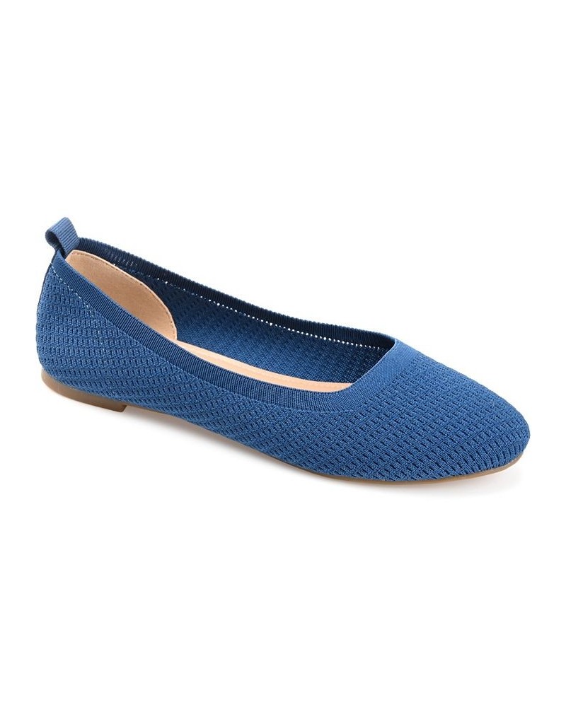 Women's Maryann Flats Blue $30.80 Shoes