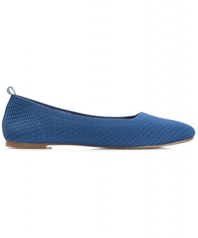 Women's Maryann Flats Blue $30.80 Shoes