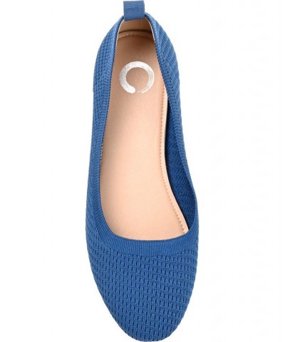 Women's Maryann Flats Blue $30.80 Shoes